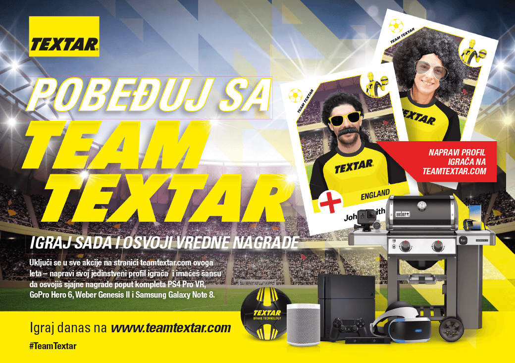 Igraj i pobjeđuj sa Textar-om